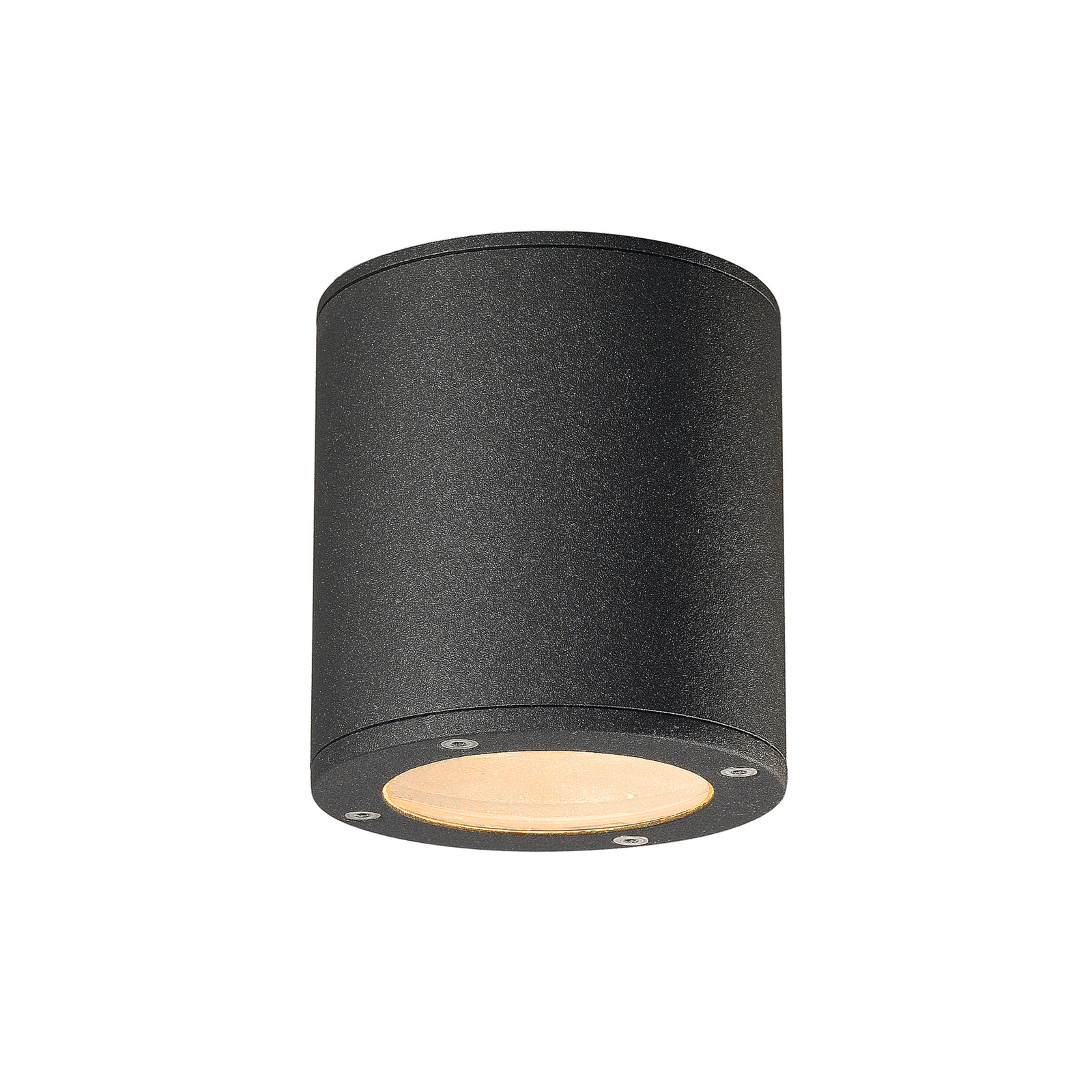 SLV Sitra buiten plafondlamp, antraciet, aluminium, Ø 10 cm